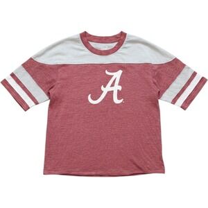 Gen2 Alabama Crimson Tide Girls Jersey T-Shirt Crimson Gray Size L 14 NWT